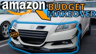 BEST HONDA CRZ FRONT BUMPER MODS on a BUDGET from AMAZON