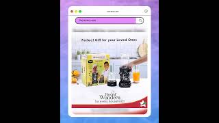Wonderchef Nutri-blend Mixer, Grinder & Blender|Powerful 500W 22000 RPM 100% Full Copper Motor|St...
