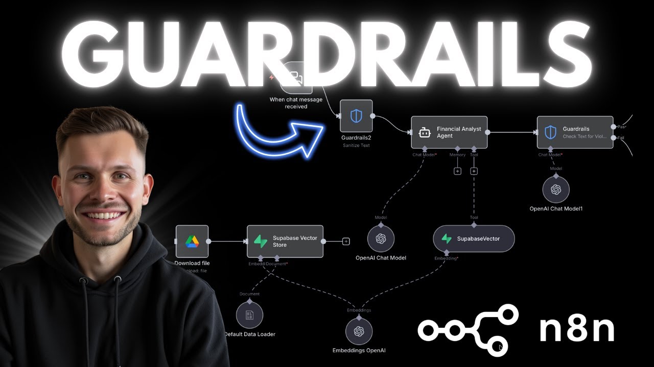 I Built n8n Guardrails for AI RAG Agents with GPT-5.1 (No Code Tutorial ...