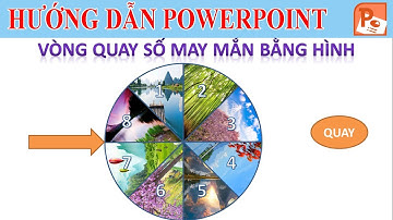Vòng quay số may mắn bằng hình trong powerpoint - Hướng dẫn Powerpoint