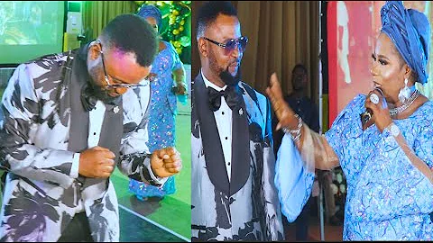 Watch The Moment When Actress Doyin Kukoyi Tells Akin Olaiya To Dance Freestyle On His Birthday