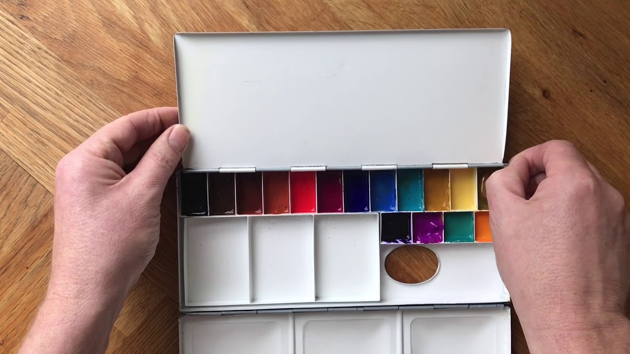 The Binning Monro watercolour palette by The Little Brass Box Company 