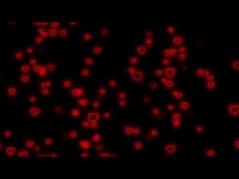 Flying HeartHeart Neon Lights Love Heart Background Video Loop