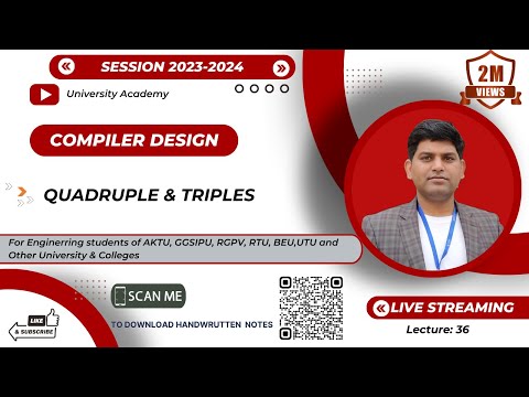 cd36:-intermediate-three-address-code-|-quadruples-representation|triples-representation-in-compiler
