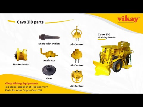 CAVO 310 Parts | Atlas Copco Mucking Loader Parts | Mining Equipment