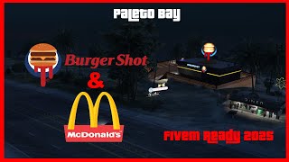[MLO Fivem] Burger Shot &amp; Mc donald"s Paleto /FiveM ready 2025