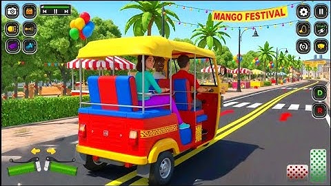 City Tuk Tuk Rickshaw Game 3D | Crazy Auto Rickshaw Driving Gameplay