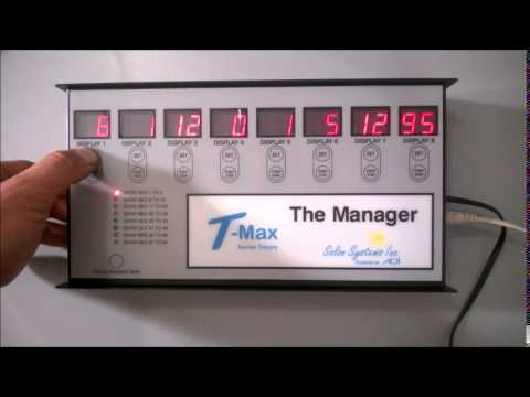 The Tmax manager setting time and basic settings