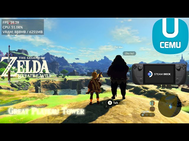 Cemu 1.8.0, Zelda: Breath of the Wild - Kakariko Village Performance Test