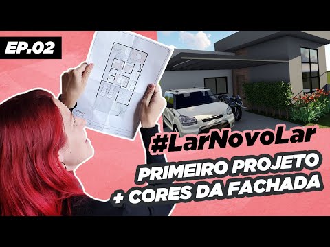 #LarNovoLar Primeira simulação de cores + projeto | @vidaloucadecasada