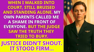 I Walked Into Court in My SEAL Uniform, Bruised—My Parents Sneered  But the Judge Didn’t…
