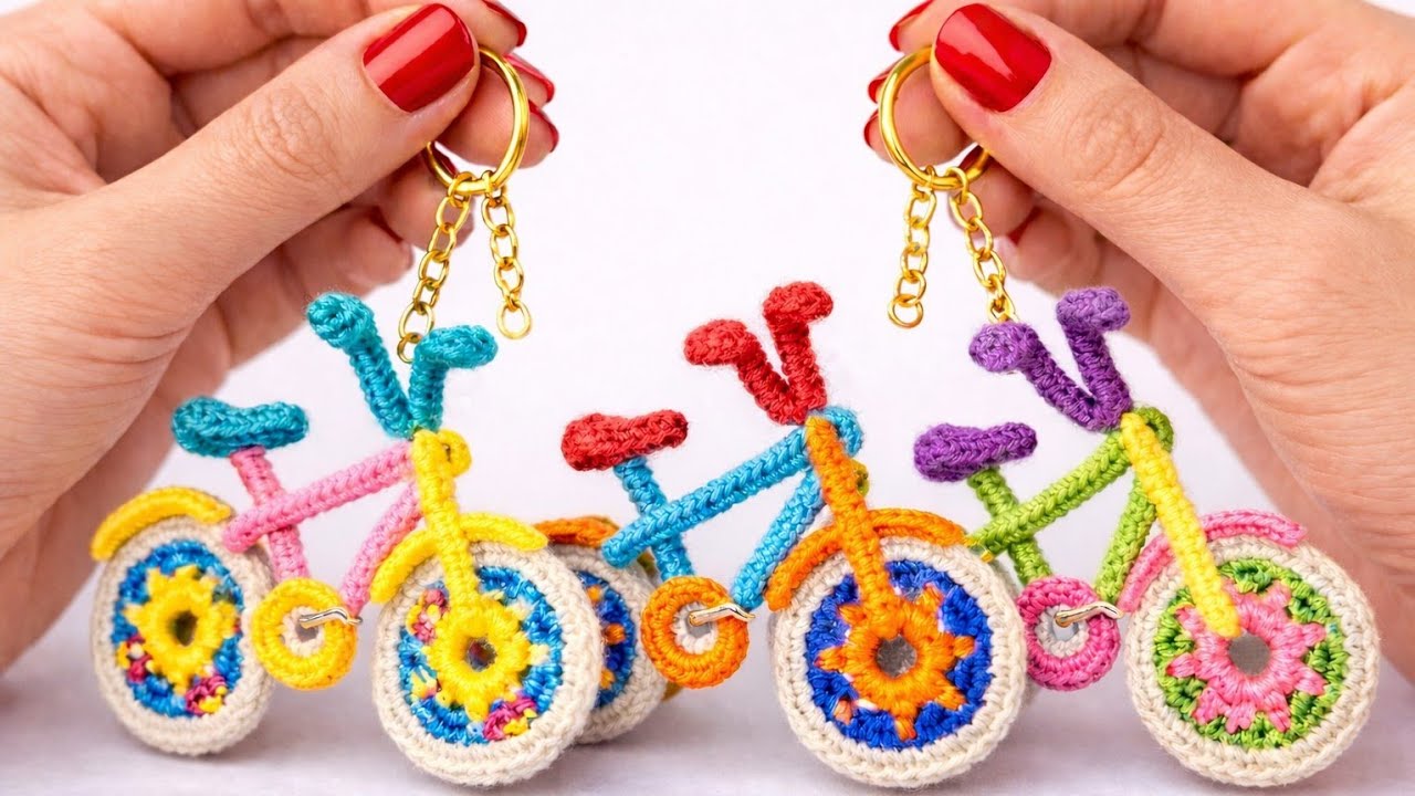How To Crochet For Beginners😱!Cutest Keychain😍Gift, Decoration