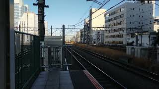 E353系　特急 あずさ　立川駅　到着