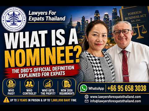 Thailand Nominee Company Explained | What the DBD Really Says