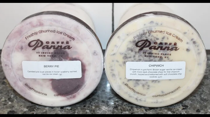 品嚐培娜冰淇淋口味: 莓果派餡與巧克力晶片評論