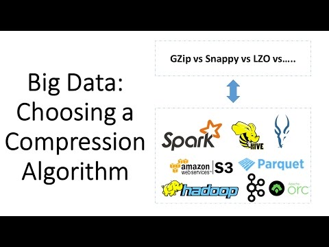 ビッグデータ：圧縮アルゴリズムの選択（Gzip、Snappy、LZO）