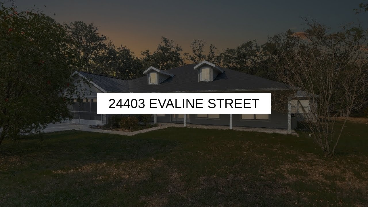 24403 Evaline Street Brooksville Real Estate YouTube