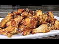 AIR FRIED Garlic Parmesan Chicken Wings Recipe
