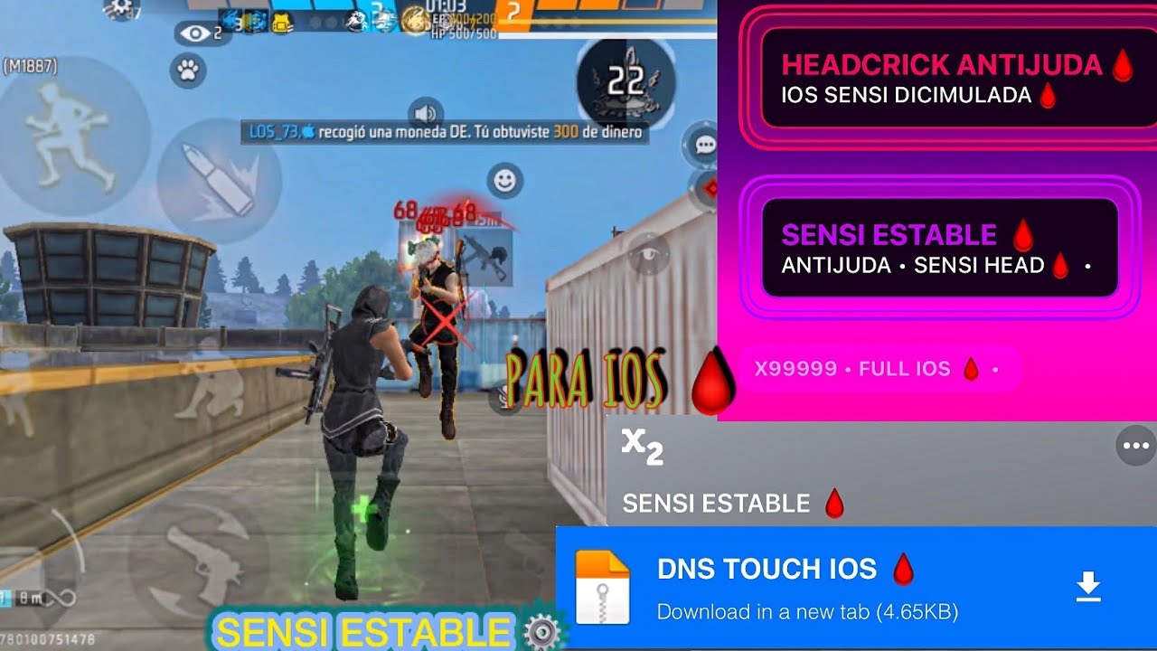 DNS TOUCH ESTABLE 100% PARA IOS 🩸