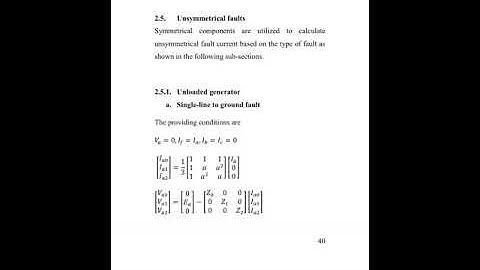 Unsymmetrical fault part 2
