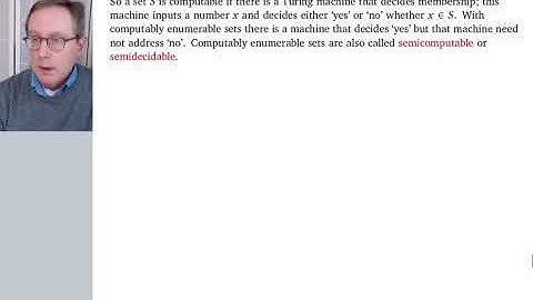 Chapter Two Section 7,  Computably enumerable sets