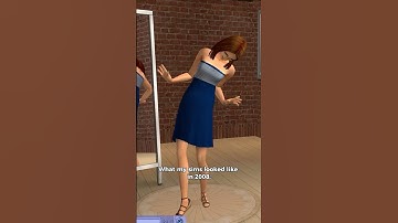 2008 vs 2025 The Sims 2  #thesims2 #sims2 #thesims4 #sims4cc #ts4 #ts2 #games #gaming #sims4