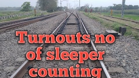 Turnouts no of sleeper counting