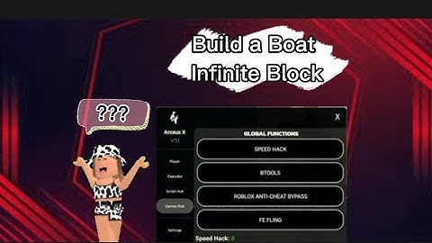 Build A Boat Inf Block Script | Roblox Arceus X