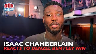 Isaac Chamberlain PUMPED UP Reaction To Denzel Bentley's Devastating Knockout Win