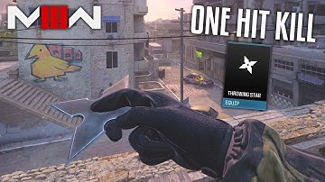 THROWING STARS might break Modern Warfare 3... (ONE HIT KILL)