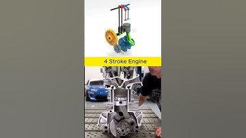4 Stroke Engine #cad  #engineering #3ddesign #mechanical #mechanism #automobile #solidworks #3d