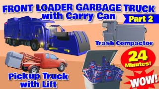 Front Loader Garbage Truck in Our Learning Neighborhood  Part 2