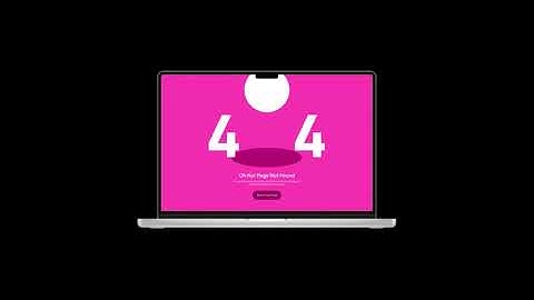 Daily UI Challenge Day 8: 404 Page