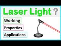 What is laser light in physics? Working, Principle,  Properties, Applications/Uses | Hindi/Urdu