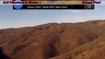DJI Phantom 2 Vision Plus with ITelite DBS01 Antena range test