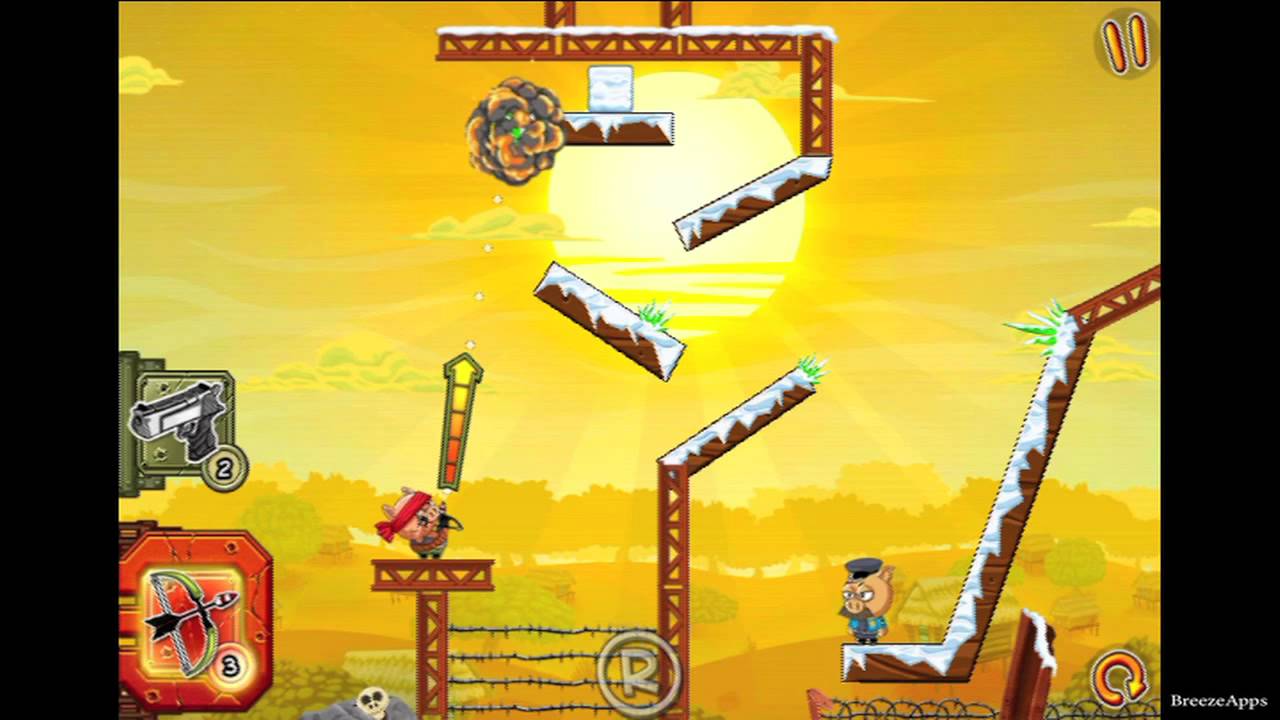 Hambo Painkiller level 2-42 Walkthrough Gameplay (Gold Medal Level 42 Solution)