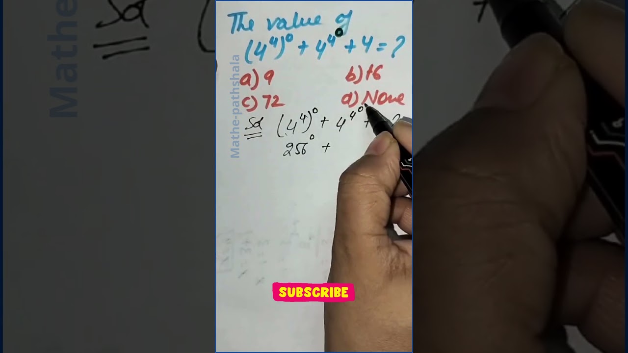 Nice Olympiad Exponent Math Simplification Problem | Solve Equation #nice #exponent #math #simplify