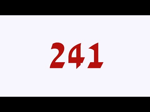'241' SHORT FILM Directed by Jack Hansen