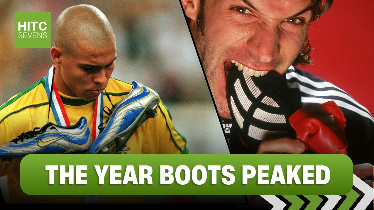 The year football boots peaked