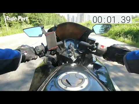 Kawasaki Ninja 250R.Разгон 0-100 км/ч.