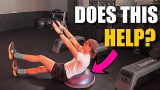 How To Do V-Ups On A BOSU