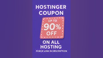 Hostinger Coupon Code | Up to 90% Off