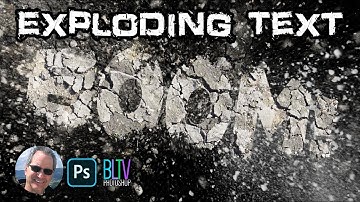 Photoshop: How to Create Powerful, EXPLODING Text!
