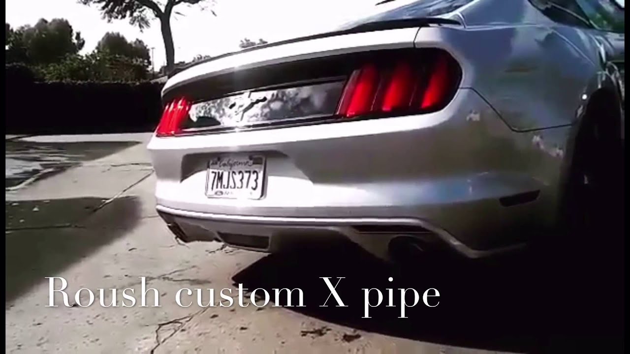 2015/2016 Mustang Roush exhaust vs Straight pipe exhaust (Both loud) v6