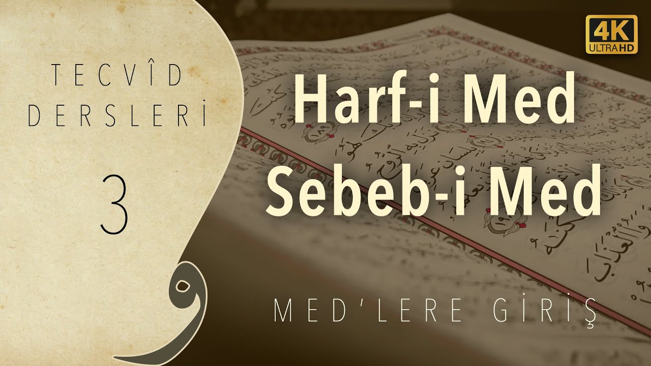 Med'lere Giriş | Harf-i Med ve Sebeb-i Med |Tecvid Dersleri 03 - Mehmet Emin Yiğit