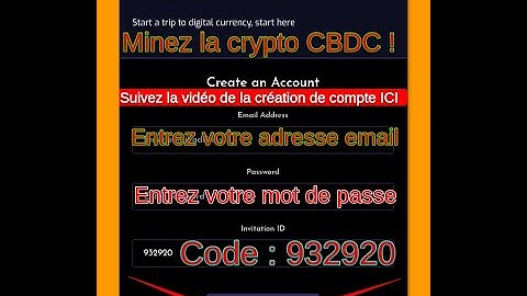 CBDC Big New Mining App I CBDC Network blockchain ! Comment créer un compte