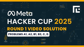 Meta Hacker Cup (Round 1) | Video Solutions - A1 to D | by Abhinav | TLE Eliminators