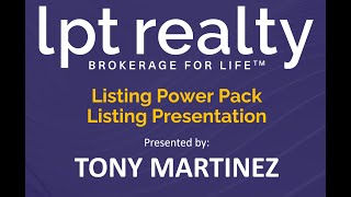 Listing Presentation using the Lpt Realty Listing Power Pack