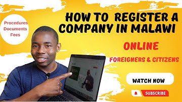 How to Start a Company in Malawi/Online Business Registration System