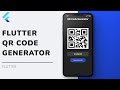 Create a simple flutter app to generate qr codes